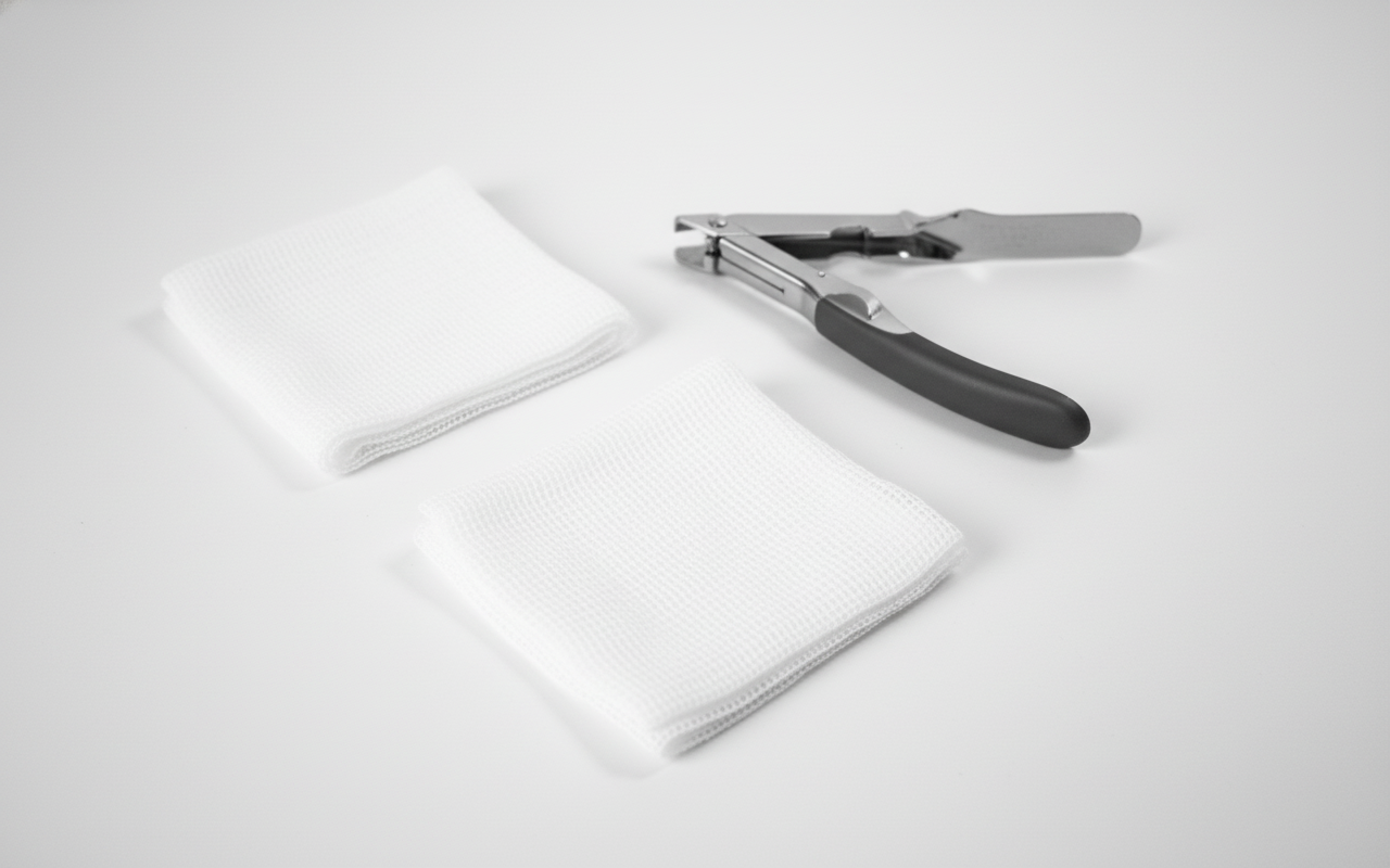 Staple Removal Kit — macro detail — Proven Medical Testing