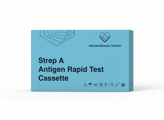 Strep A Antigen Rapid Test — catalog angle — Proven Medical Testing